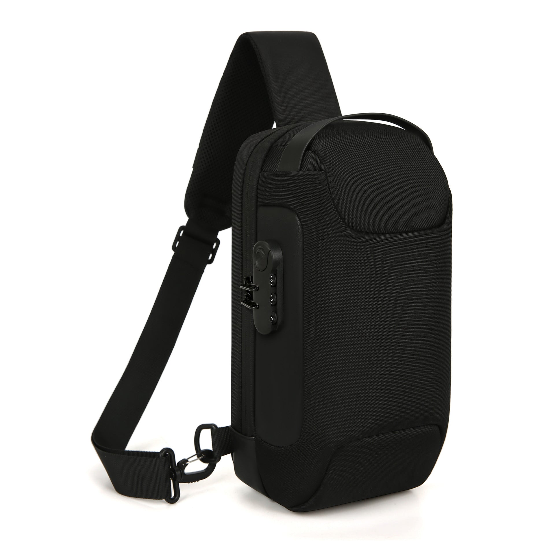 New simple large-capacity messenger bag sports car shape men's multi-functional backpack casual shoulder bag anti-theft breast bag