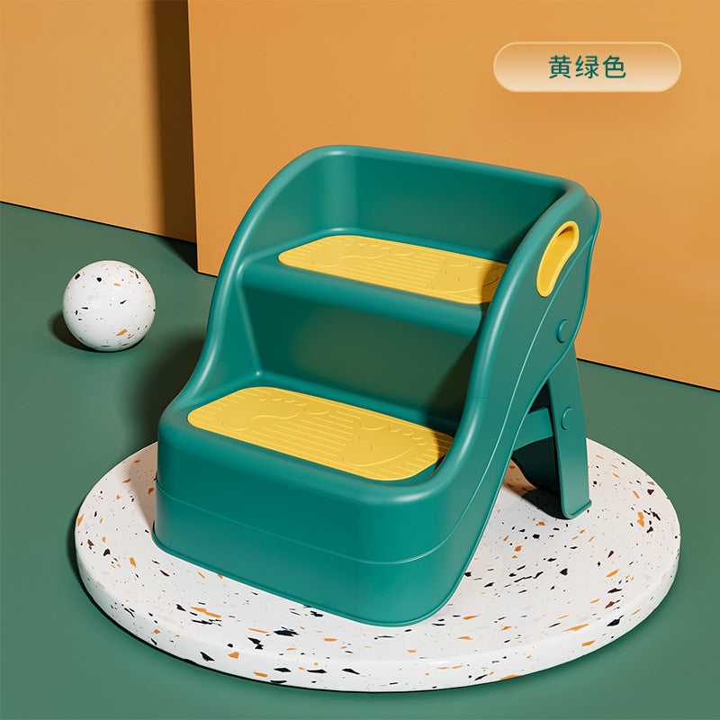 Children's toilet, small bench, folding baby wash, sink, bathroom, non-slip ladder, stepping foot stool