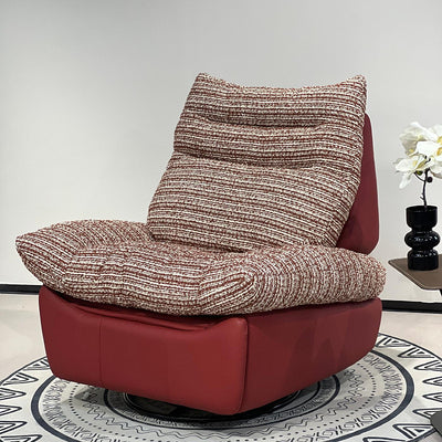 Overseas version smart electric leather lazy sofa space capsule multifunctional lazy rocking chair rotatable reclining single chair
