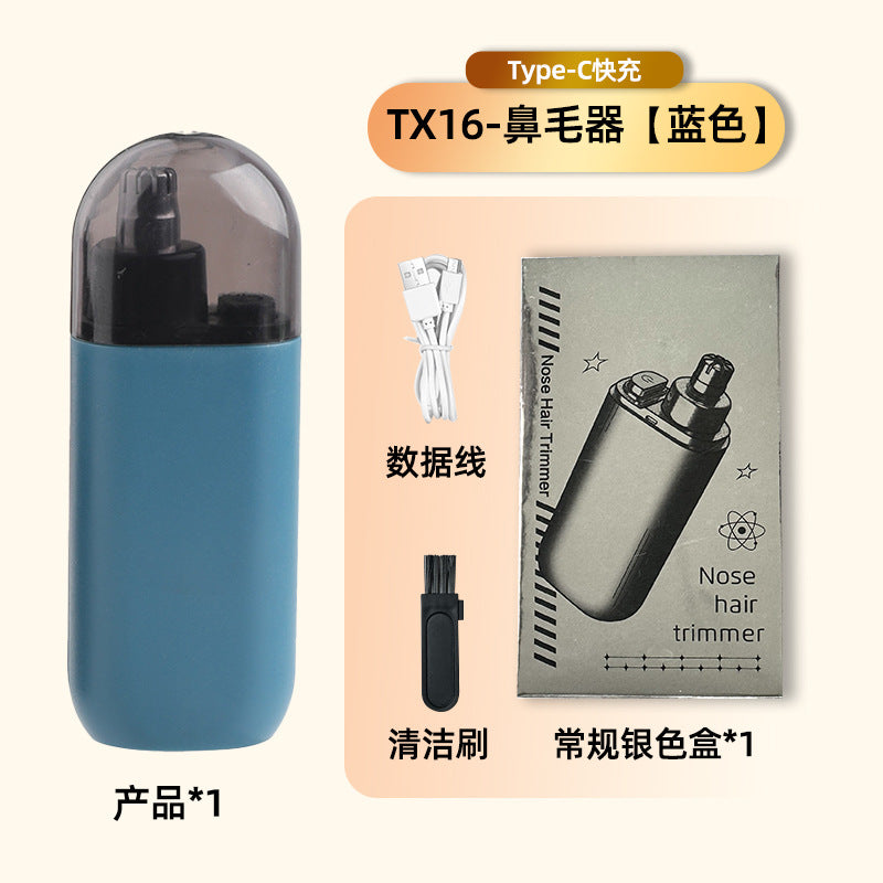 New electric nose hair trimmer trimmer electric nose hair trimmer cleaning scissors unisex shaver