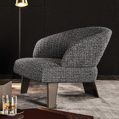 Italian normcore casual chair retro movable richard sofa chair living room wabi-sabi style designer single sofa chair