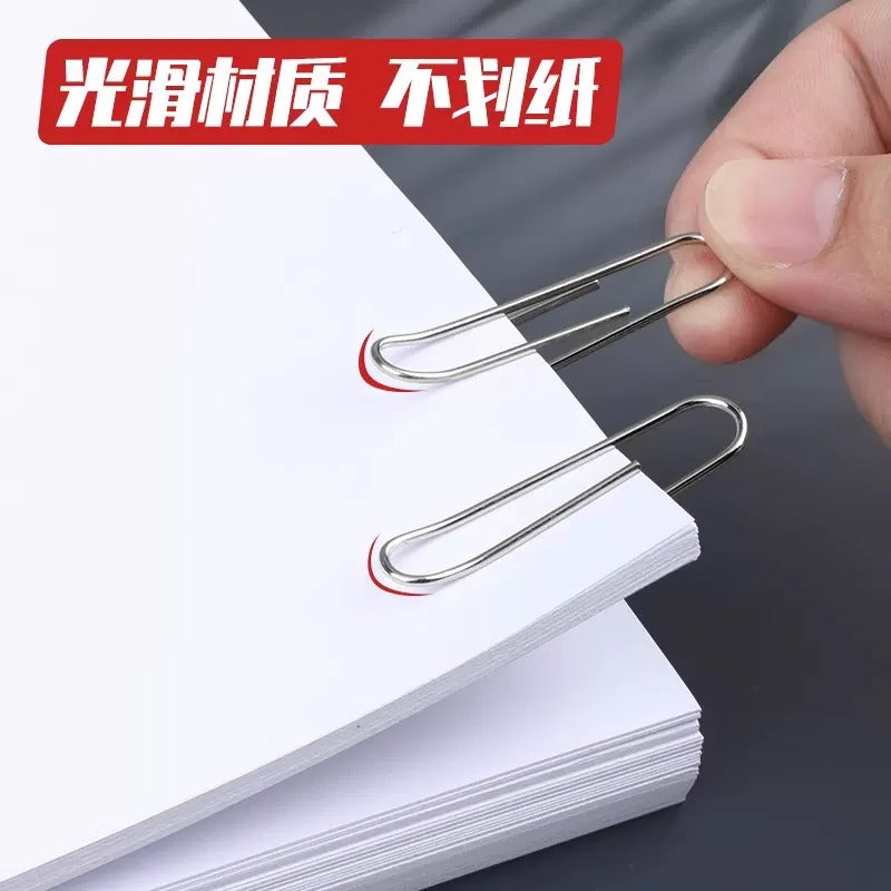 Deli 0018 Paper clip Silver metal paper clip Steel core Paper clip manufacturers wholesale office supplies