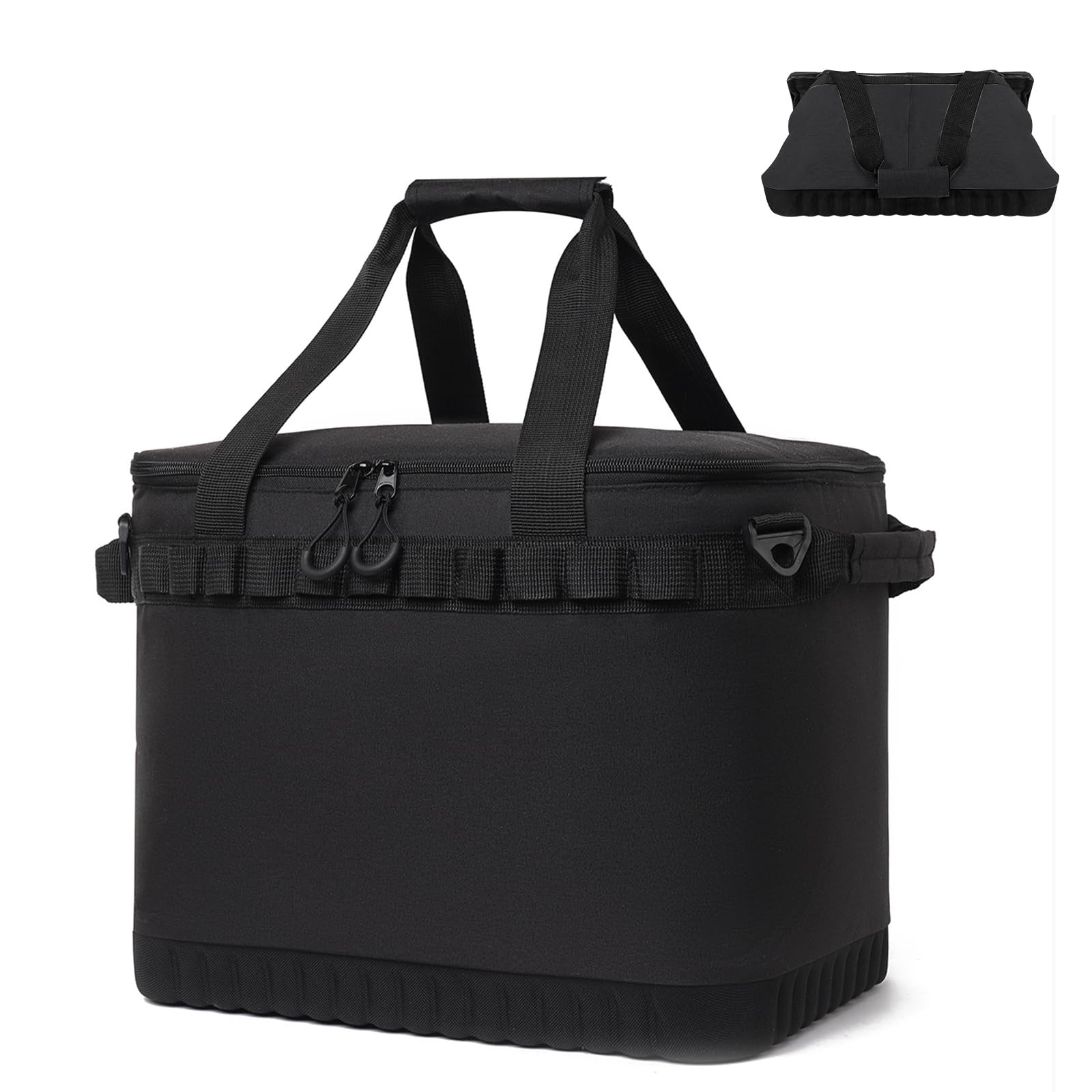 Outdoor tote bag Anti-collision storage box Camping waterproof grocery bag Cutlery Kitchenware storage bag Multifunctional picnic bag