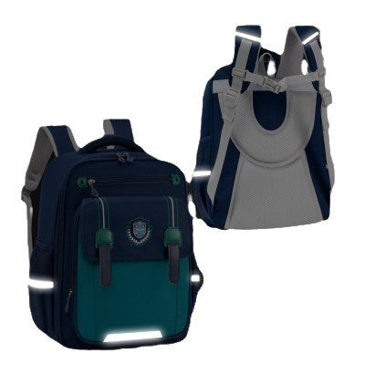 New primary school students British style children's school bag, boys and girls 1--6th grade large capacity lightweight weight backpack