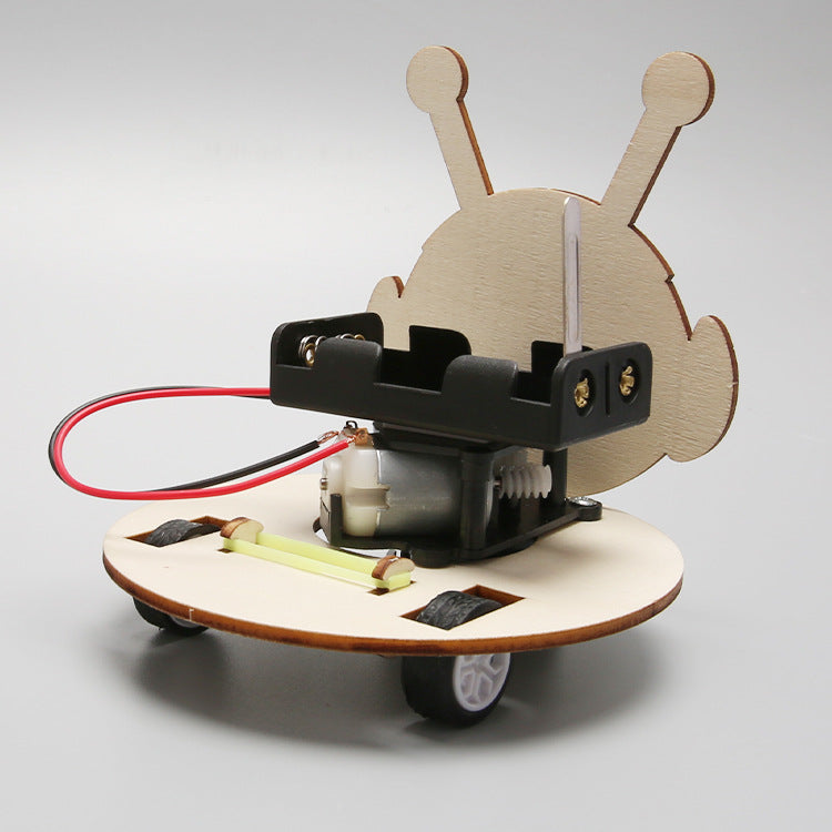 Obstacle avoidance robot technology small production children's science experimental toys primary school students DIY handmade invention material package