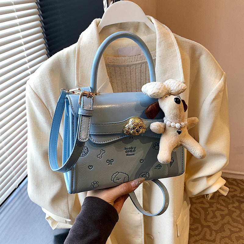 Cross-border super fire niche bag women's spring and summer 2025 new fashion shoulder messenger bag high-end portable Kelly bag