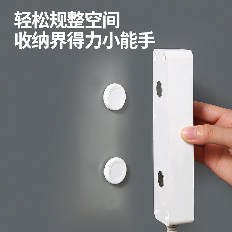 Remote control Magnetic storage Wall hanging Wall hanging No punching No trace sticker Router Household air conditioner power strip Storage suction cup