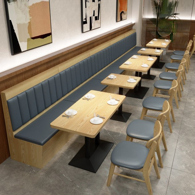 Customized restaurant card seat sofa Commercial tea house Hotel catering store Storage card sitting table Hot pot shop tables and chairs