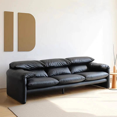 Maralunga fabric sofa italian normcore living room club medieval straight row leather sofa
