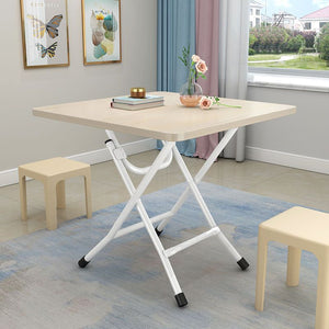 Folding table, folding dining table, simple for home, small table for eating, rental house, stall, casual small apartment dining table