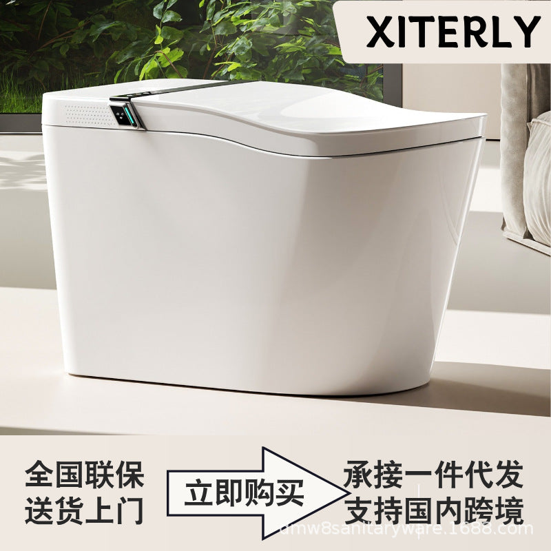 Smart toilet Modern simple integrated household automatic induction instant heat flip flush siphon toilet