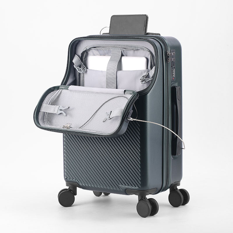 special supply, open luggage before business, multi-functional large-capacity trolley case, travel light password case