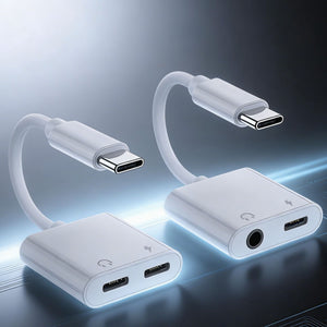 Apple iphone 17 compatible type-c headphone adapter dac digital decoder 2-in-1 audio converter cable tpc