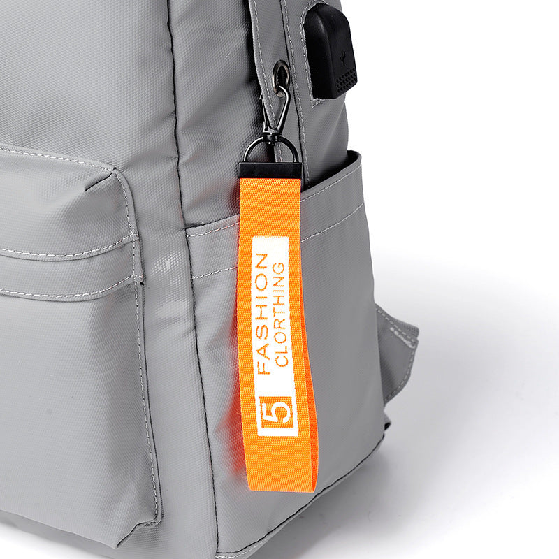 New backpack male trendy brand college student backpack travel bag computer bag middle school student junior high school student high school schoolbag male