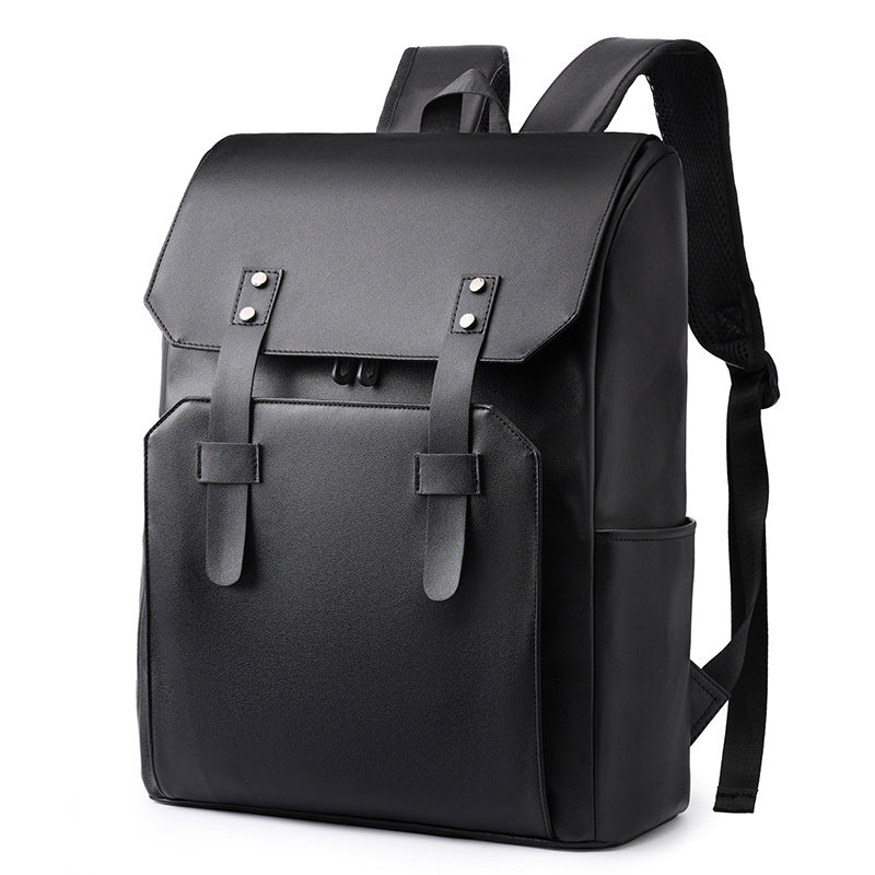 Cross-border men's backpack feeling casual large-capacity computer backpack simple men's short-distance travel backpack