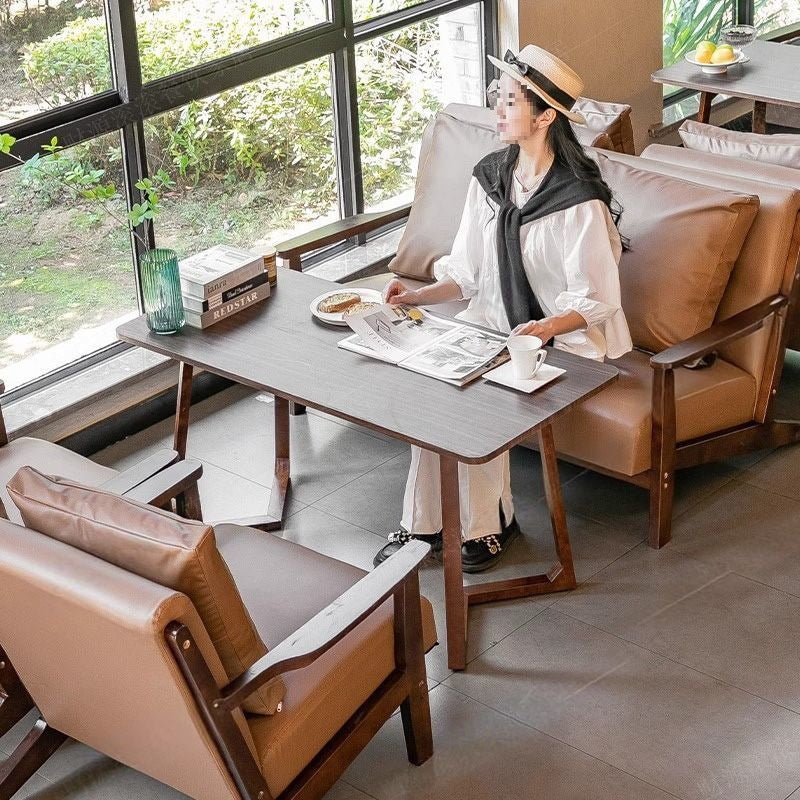 Cafe Dessert Shop Milk Tea Shop Book Bar Table and Chair Combination B & B Restaurant Card Seat Sofa Reception Negotiation Leisure Chair