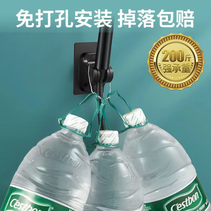 No punching shower bracket Shower head holder Fixed seat Flower drying bath nozzle Adjustable base Handheld available