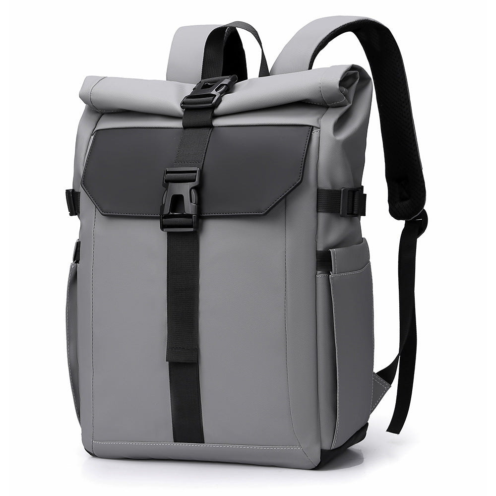 New trendy cool casual business computer bag simple middle school college student schoolbag large capacity lightweight backpack