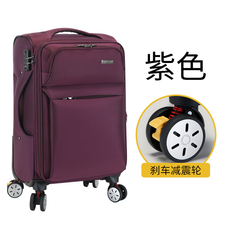 Oxford cloth trolley case, men's and women's universal wheel 20 inches 24 travel box password luggage, canvas case, large capacity 32