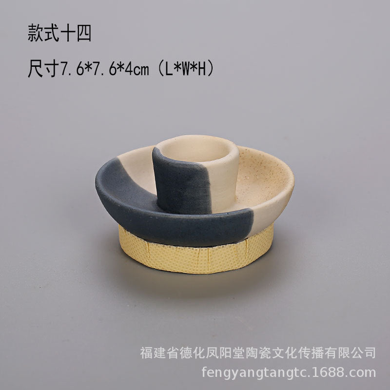 陶瓷烛台北欧IN风简约桌面摆件玻璃储蓄罐烛光晚餐干花密封罐装饰
