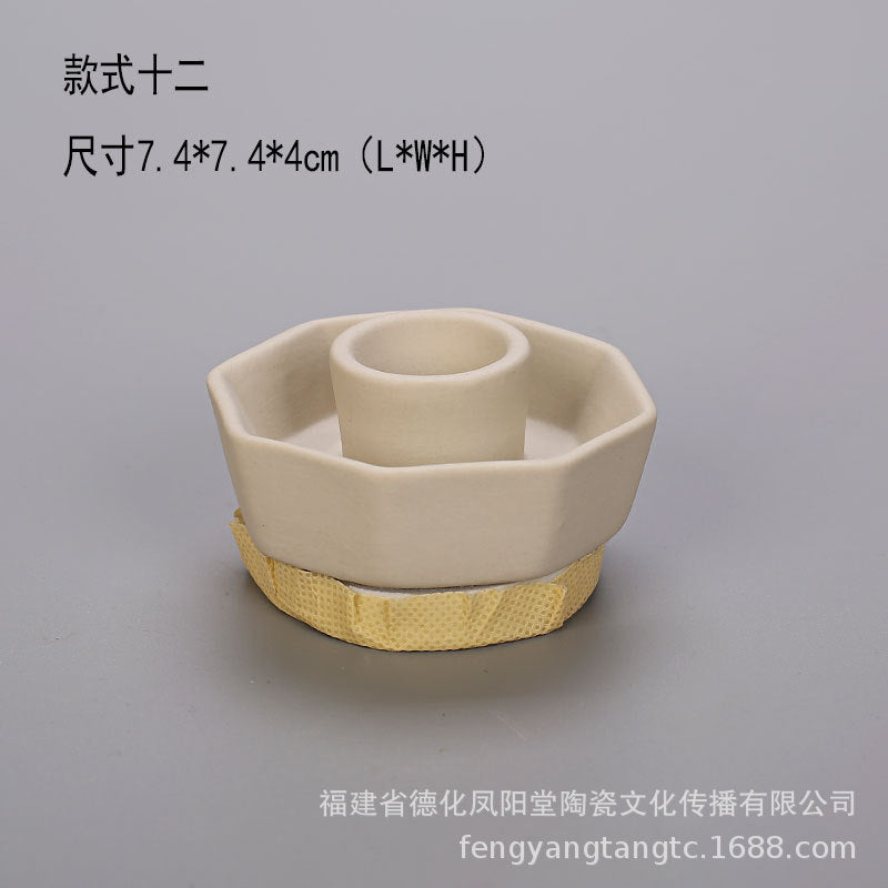 陶瓷烛台北欧IN风简约桌面摆件玻璃储蓄罐烛光晚餐干花密封罐装饰