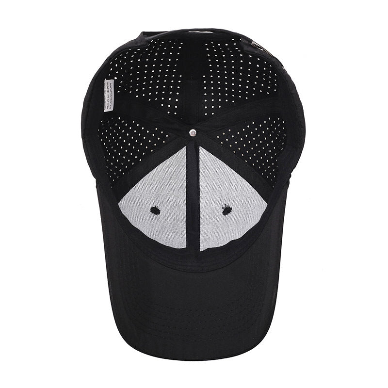 Baseball cap new fashionable big brim showing face small peaked cap women's big head circumference large size hat men's visor breathable