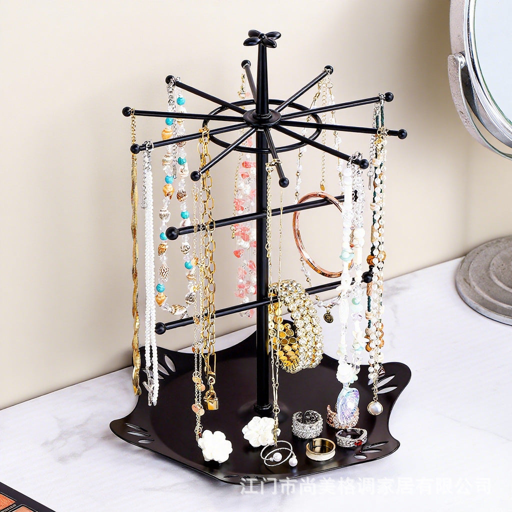 Nordic style necklace jewelry display stand porch metal key rack dresser earrings jewelry storage hanger