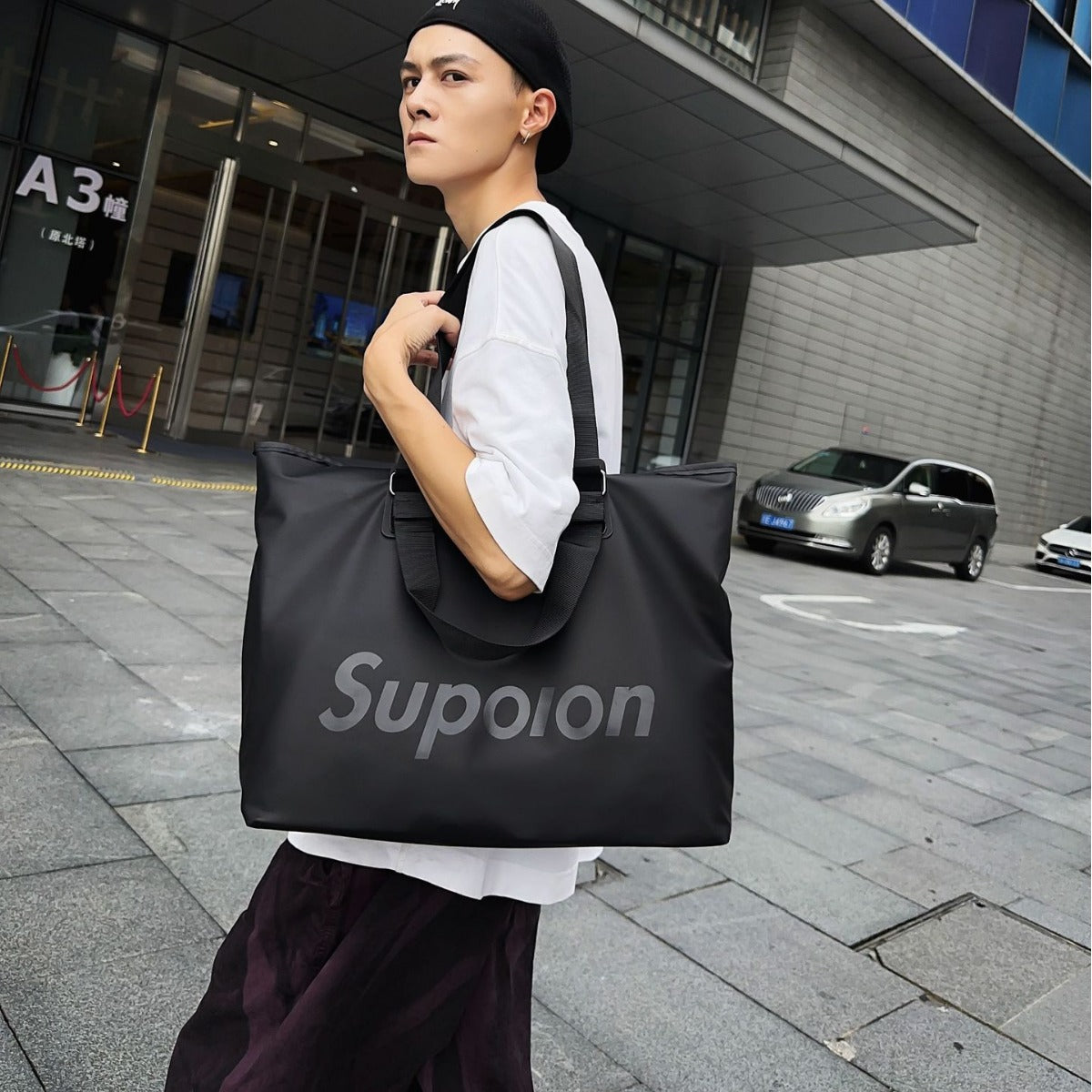 New Internet celebrity travel bag portable Korean version short-distance light travel bag travel large capacity luggage bag fitness bag