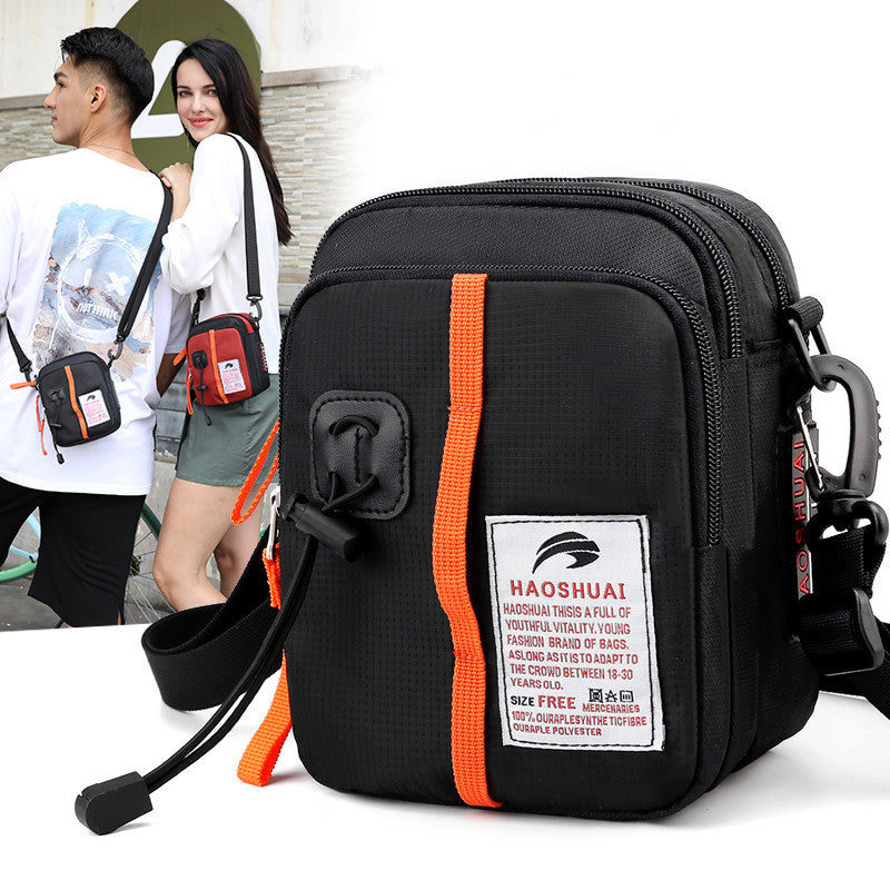 New trendy men and women shoulder bag casual fashion messenger bag multi-functional outdoor small bag sports travel bag