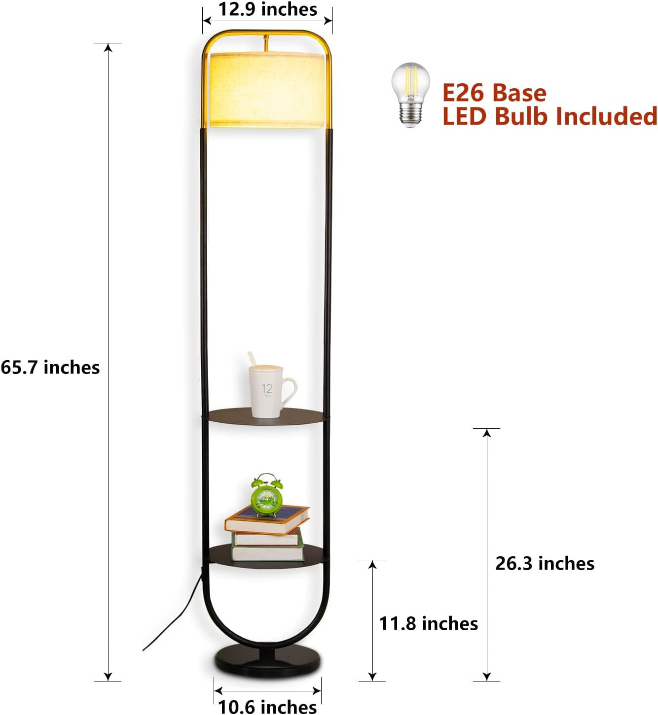 Cross-border floor lamp creative vertical desk lamp modern American wrought iron study bedroom floor ambient light can be customized
