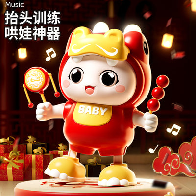 Kids' dancing dragon robot toy with lights and music - educational baby toy for boys and girls, ages 0-3