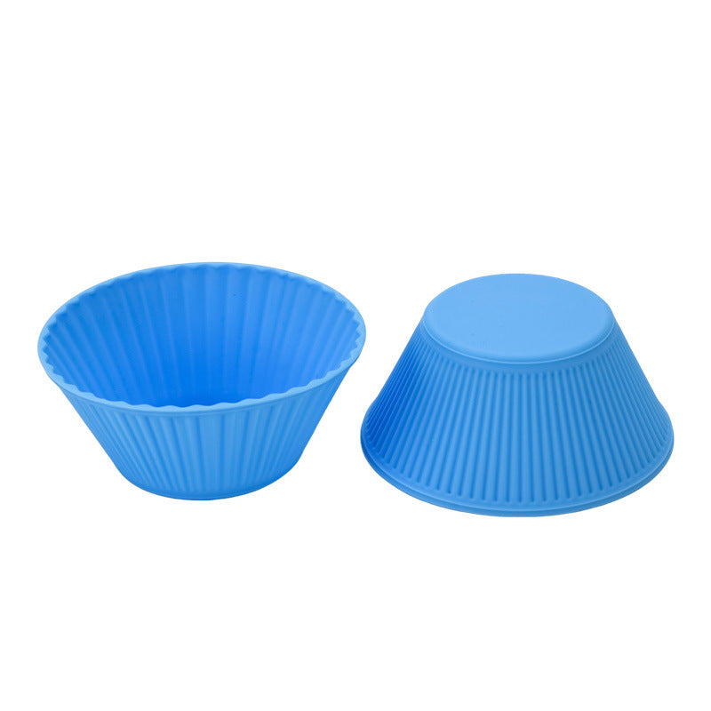 Cross-border silicone muffin cup cake mold high temperature baking tool silicone cake mold DIY silicone cake mold