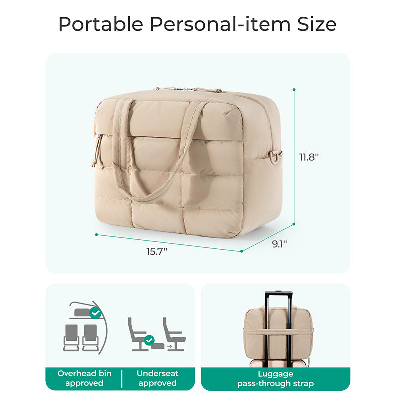 New travel luggage bag tote bag fitness bag down handbag women's weekend travel bag overnight bag