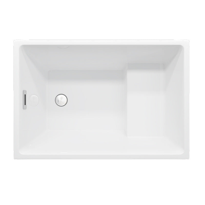 Square with seat popular style household acrylic independent small bathtub, diligently explore new products QT-075A