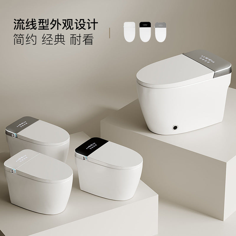 Smart toilet toilet household fully automatic built-in foam shield no water pressure limit instant heat sterilization toilet customization