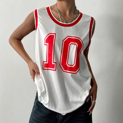 Pre-sale-73127# cross-border foreign trade women's fashion european and american ins new american loose digital printing t-shirt