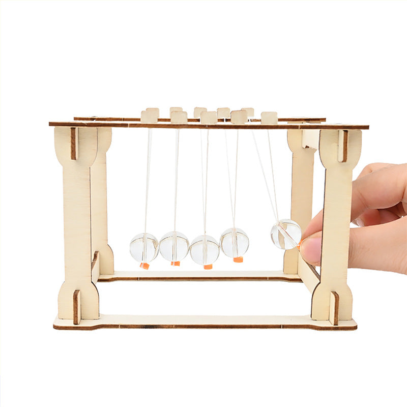 Newton pendulum physics science experiment children's palace science and technology small production school institution teaching aid set material package recommendation