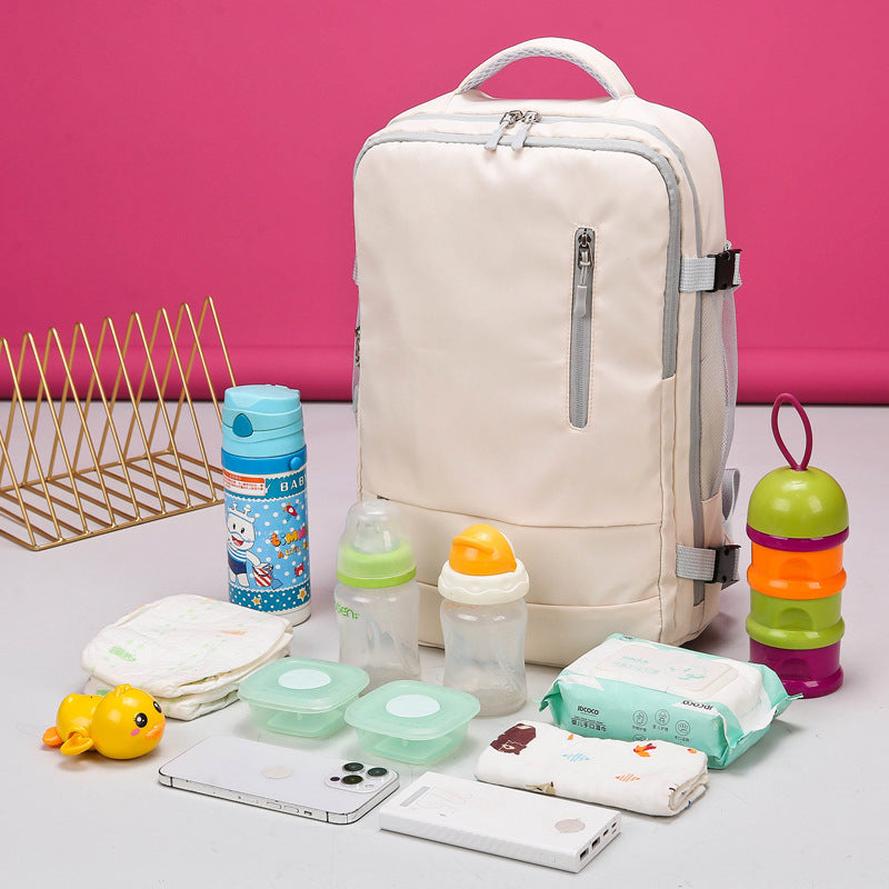 New backpack wholesale large capacity outdoor travel bag shoe compartment fashion mommy bag short trip computer student schoolbag