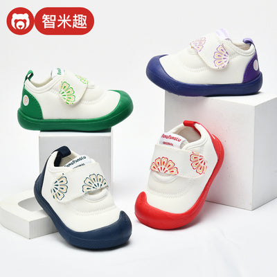 Baby walking shoes for girls, sizes 0-1 to 1-3 years, infant shoes for spring and autumn, soft sole, non-slip, breathable, and secure fit for boys
