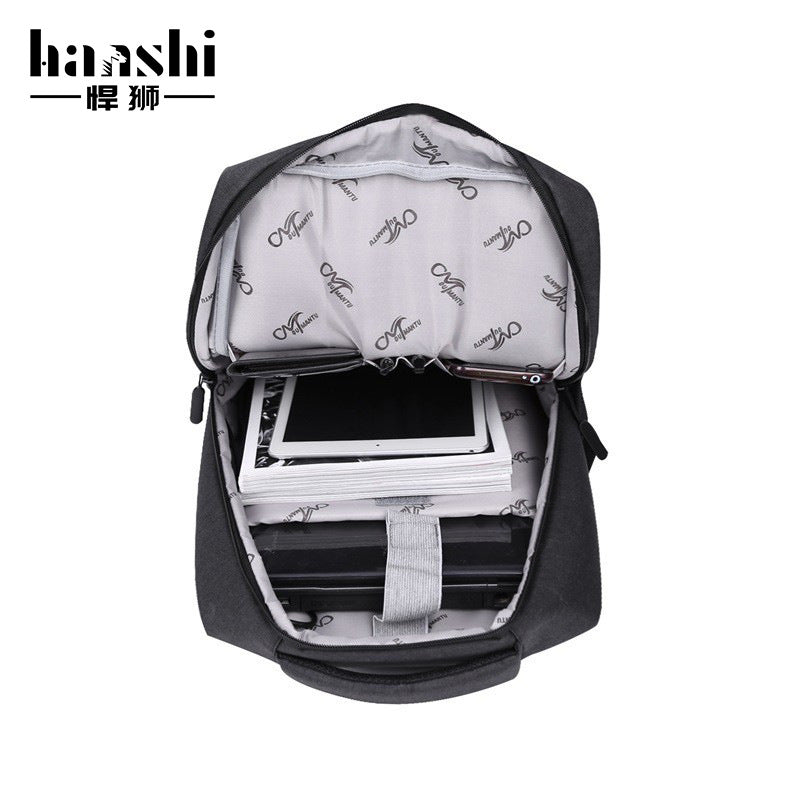 Cross-border men's travel backpack, high-end fashion casual women's backpack, lightweight computer bag, backpack commuter schoolbag