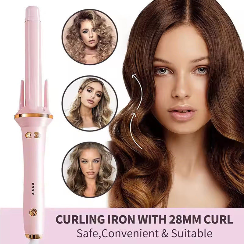 Automatic curling iron  source manufacturer 28mm lazy curly hair negative ion perm large curl big waves do not hurt hair