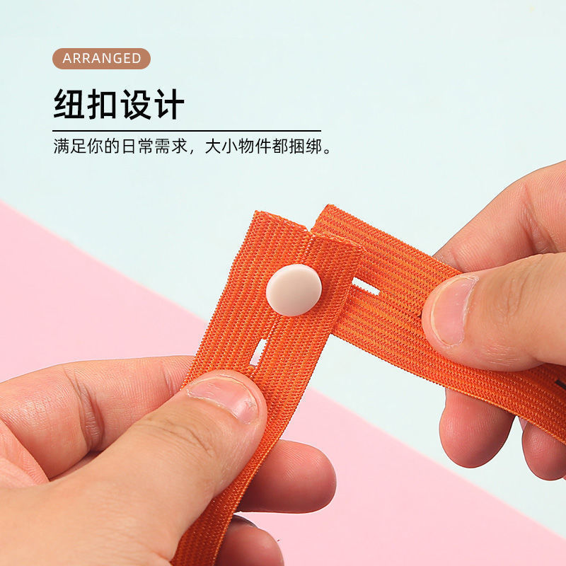 pull-up roll lazy folding clothes storage artifact pants sweater classification storage finishing binding elastic belt