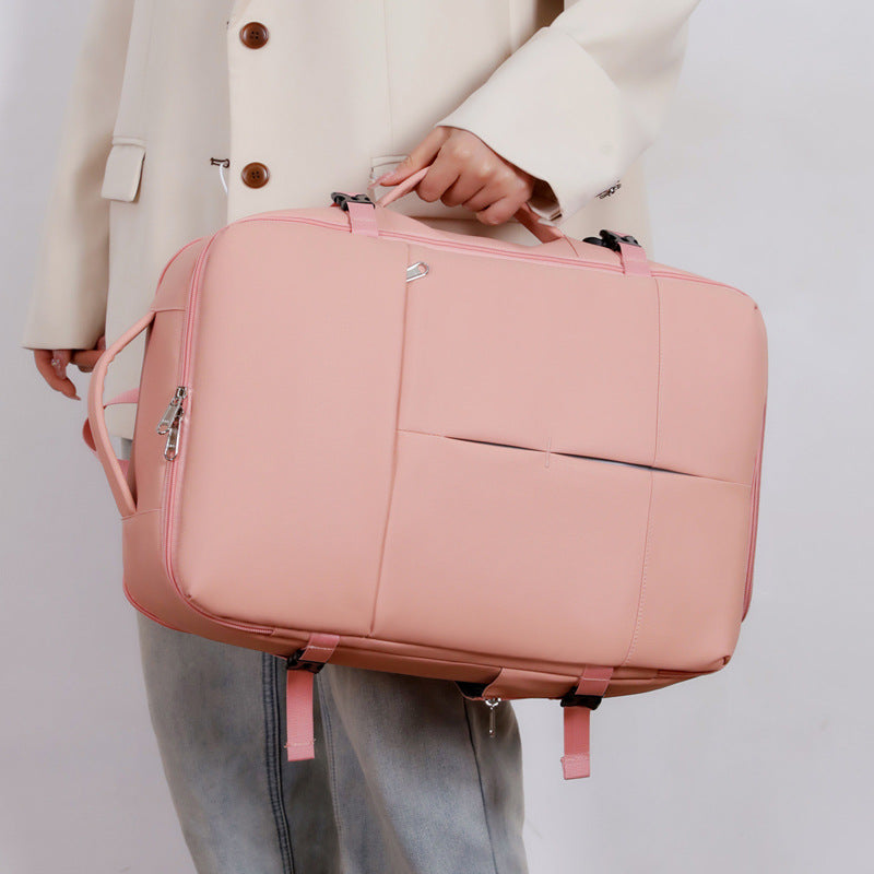 Cross-border expansion large-capacity travel backpack, men's and women's USB multi-function laptop bag, independent shoe compartment, school bag