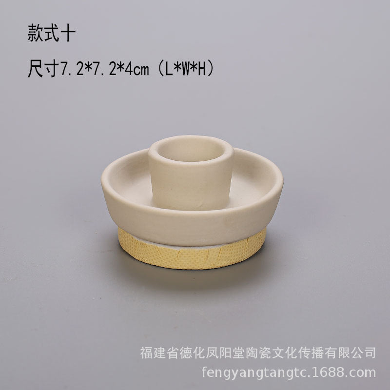 陶瓷烛台北欧IN风简约桌面摆件玻璃储蓄罐烛光晚餐干花密封罐装饰