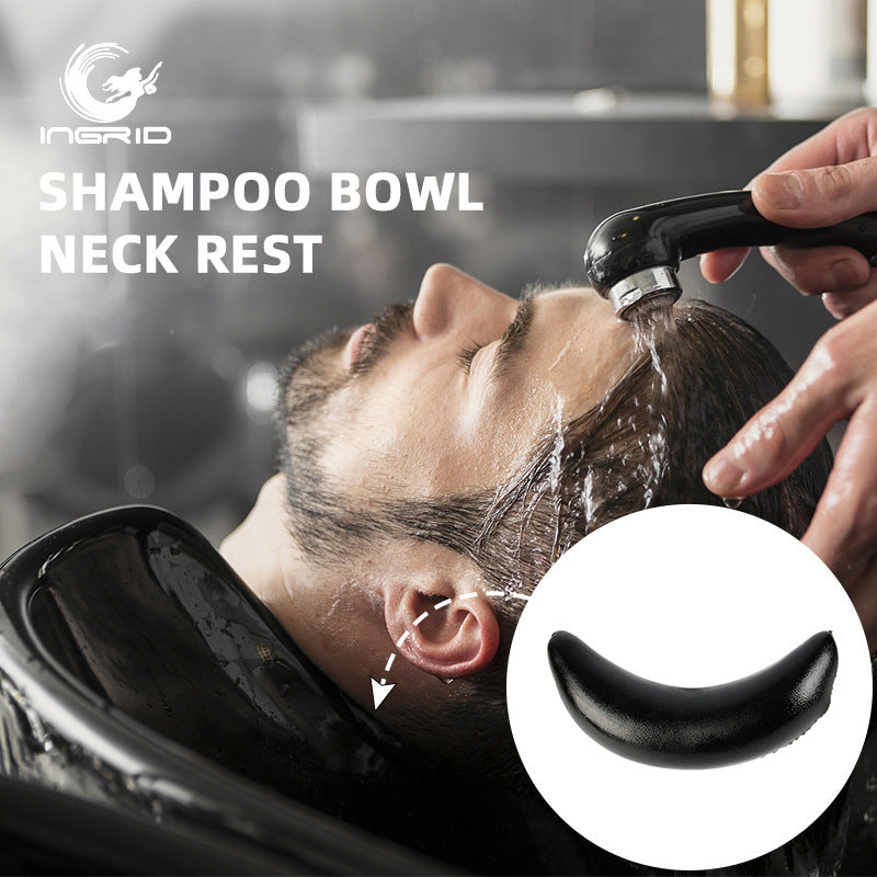 Cross-border  shampoo bed neck pad barber shop hair salon flush bed U-shaped silicone pillow rest accessories wholesale