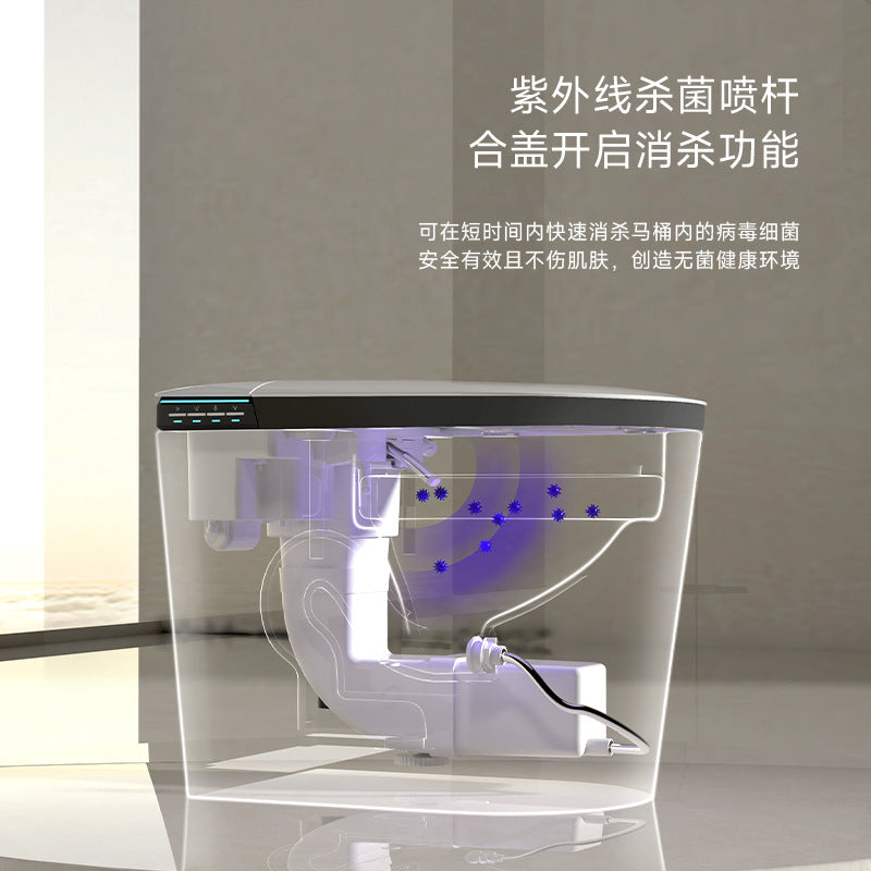 Smart toilet integrated household pulse foam shield sterilization small apartment siphon automatic toilet wholesale