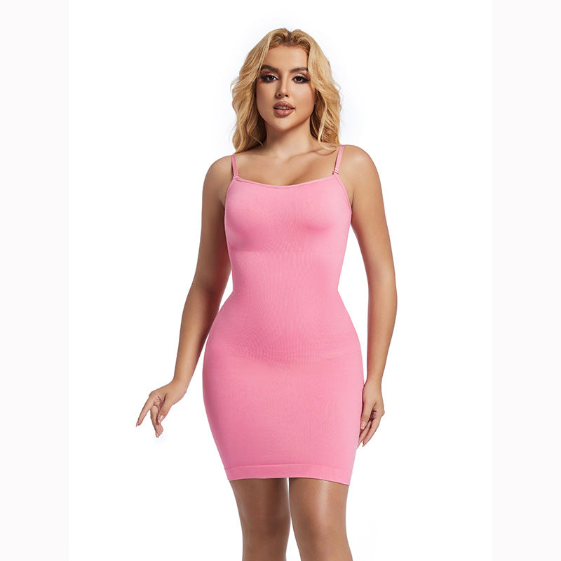 Specially for European and American  hot-selling seamless body suspender, sexy primer, waist and hip integrated large-size dress