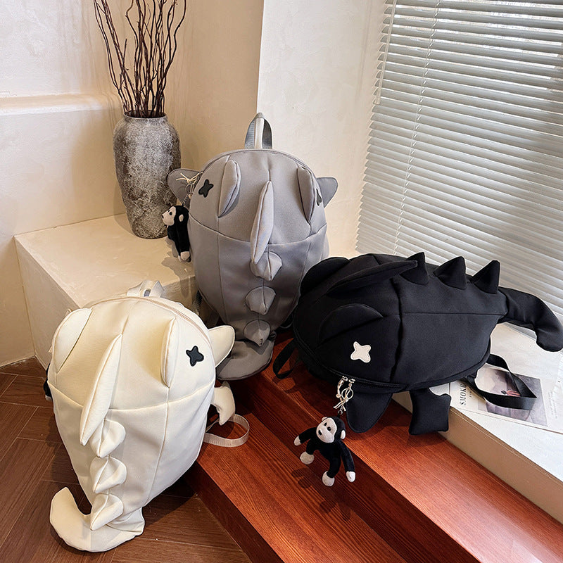 Shark backpack niche design cycling bag men and women whales motorcycle backpack helmet bag travel computer bag