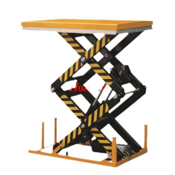Non-standard countertop 2200x1000 double fork scissor lift platform Fixed electric hoist lift platform