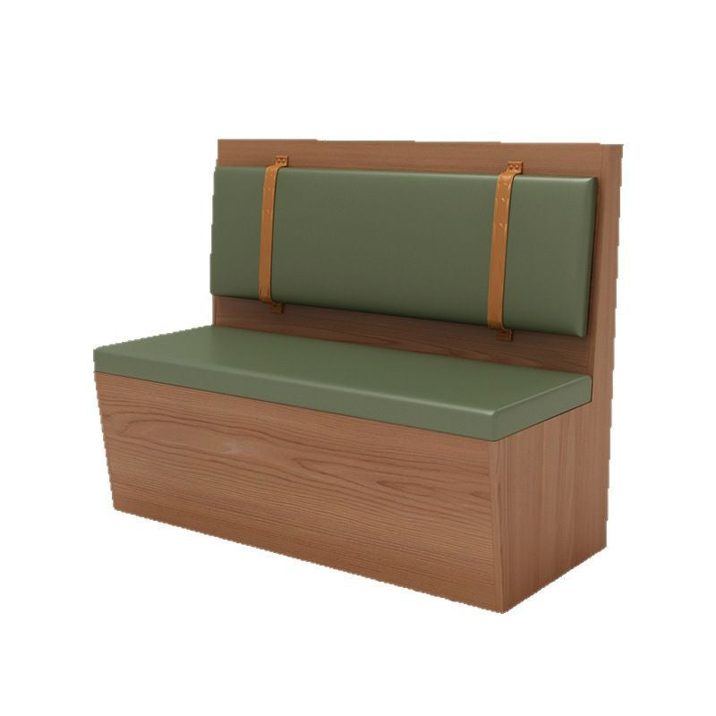 Catering furniture Chinese card seat sofa restaurant commercial modern hotel noodle shop milk tea shop table and chair combination solid wood